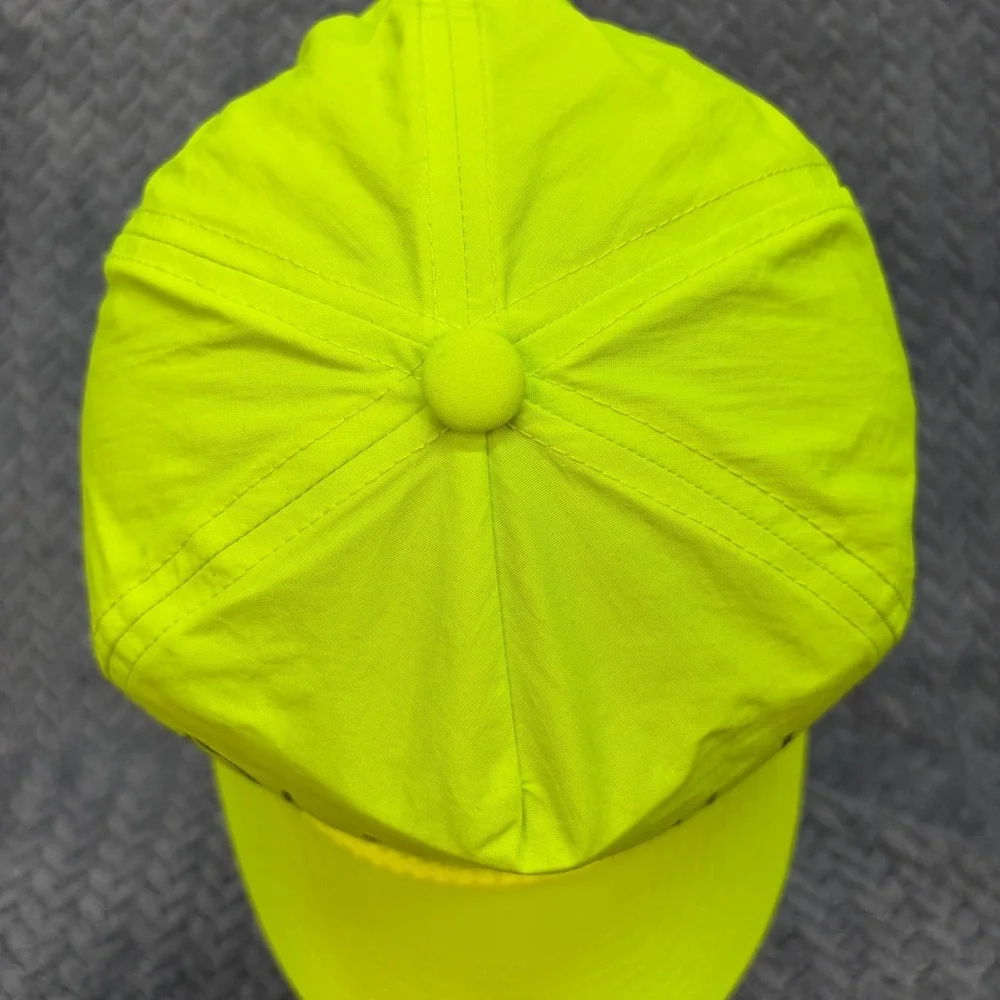 Cobra Phi Mu Sorority Snapback Hat Neon Yellow Nylon Rope Cap Greek Life 0763